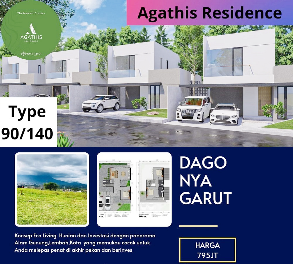 Dijual Rumah Baru Dengan Konsep ECO Living di Karangpawitan Garut Dekat RS Nurhayati, Garut Plaza, Terminal Garut, Cipanas Garut